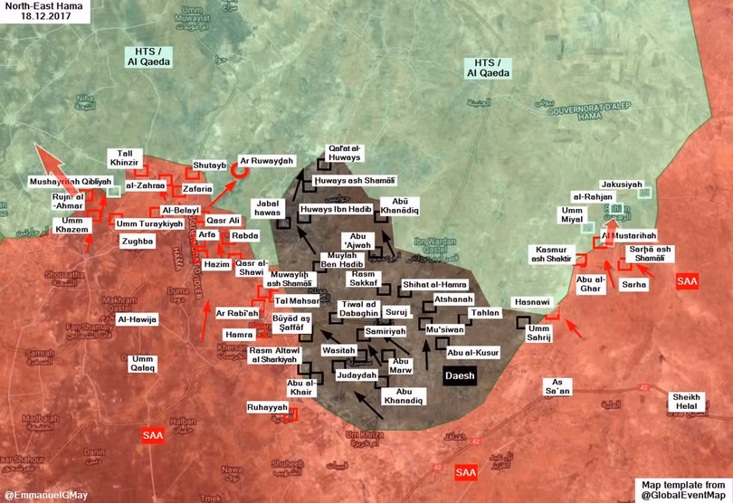Nga giáng sấm sét kinh hoàng, quân đội Syria đè bẹp IS ảnh 1