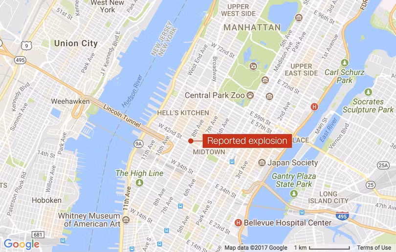 Đánh bom khủng bố ga xe điện ngầm, New York hỗn loạn ảnh 1