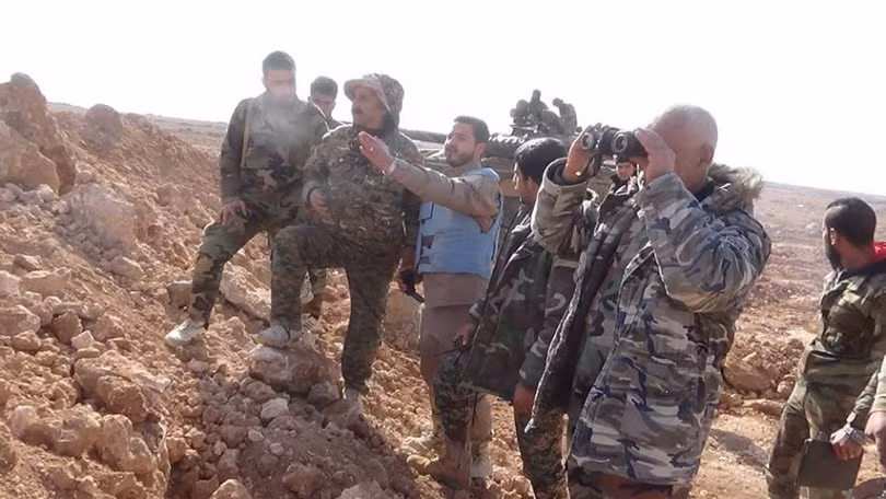 Binh sĩ quân đội Syria trên chiến trường Idlib - ảnh minh họa Masdar News