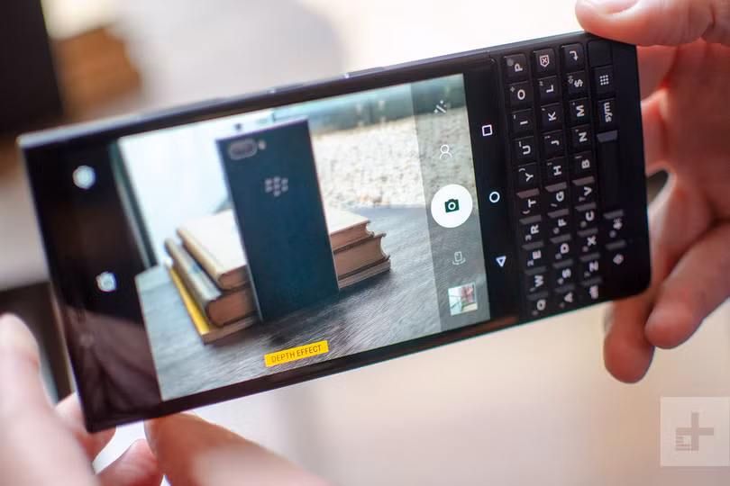 Chế độ Chụp chân dung trên Blackberry Key2. Ảnh: DT Chế độ Chụp chân dung trên Blackberry Key2. Ảnh: DT