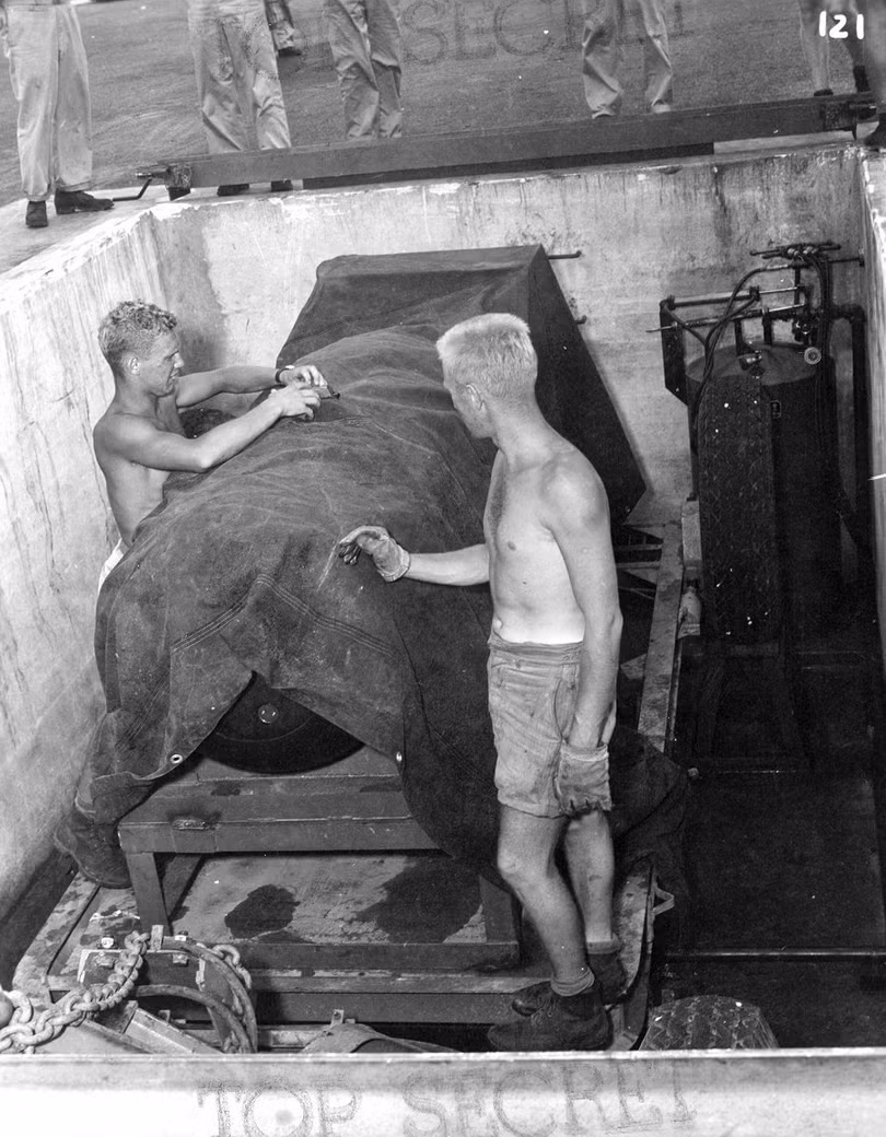 Tiết lộ hình ảnh Mỹ chuẩn bị ném bom nguyên tử Nhật Bản năm 1945 ảnh 11