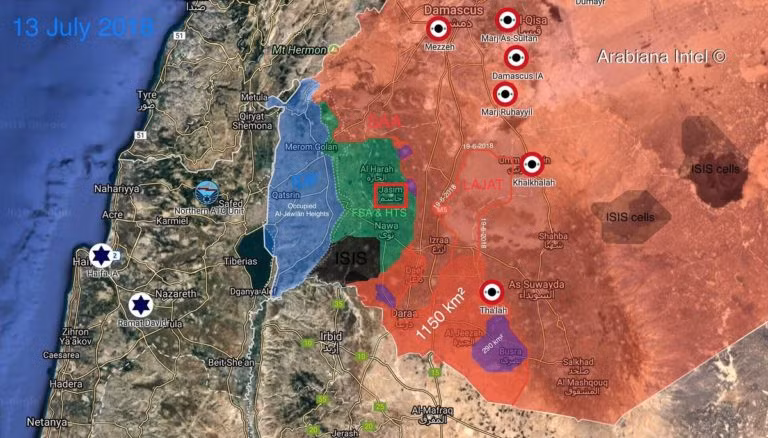 Tình hình chiến sự tỉnh Daraa, ảnh South Front