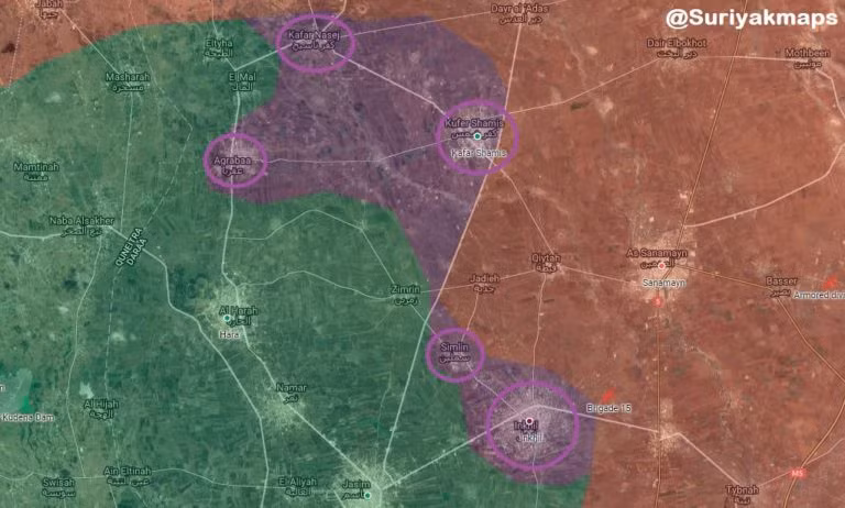 Những quận trong thành phố Daraa tiếp nhận thỏa thuận đầu hàng của chính quyền Syria. Ảnh South Front Những quận trong thành phố Daraa tiếp nhận thỏa thuận đầu hàng của chính quyền Syria. Ảnh South Front