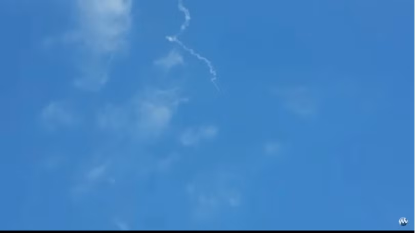 Hệ thống phòng không Patriot Israel bắn drone. Ảnh video