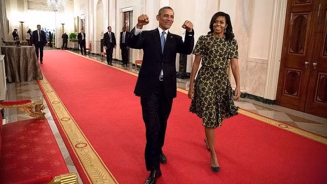 Đoàn Tổng thống Mỹ Obama đến Việt Nam trên 5 chuyên cơ ảnh 2 Đoàn Tổng thống Mỹ Obama đến Việt Nam trên 5 chuyên cơ ảnh 2