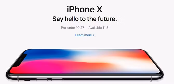 iPhone X phải đợi tới ngày 27/10 mới cho đặt trước nhưng đã bị lo thiếu hàng.