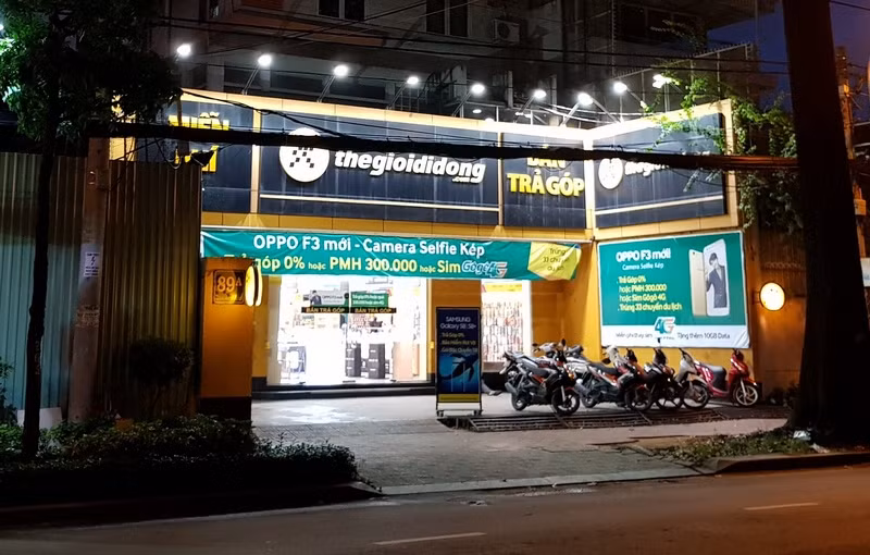 Cửa hàng Thế Giới Di Động 89A Nguyễn Đình Chiểu - Ảnh: H.Đ