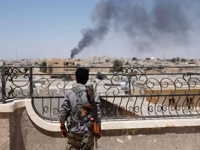 Chiến trường Raqqa - ảnh minh họa Mardar News