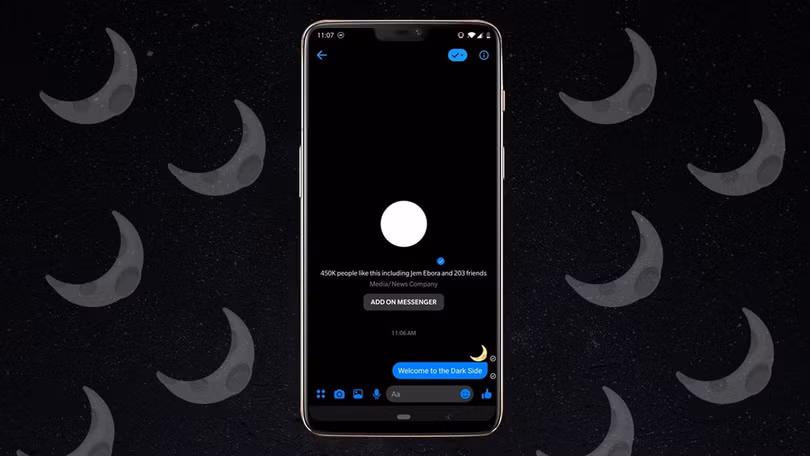 Giao diện tối (Dark Mode) giúp thiết bị sử dụng màn Amoled tiết kiệm năng lượng. Ảnh: GadgetMatch