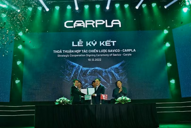 Lễ ký kết thỏa thuận hợp tác chiến lược Savico - Carpla diễn ra trong khuôn khổ khai trương Automall TP.HCM,