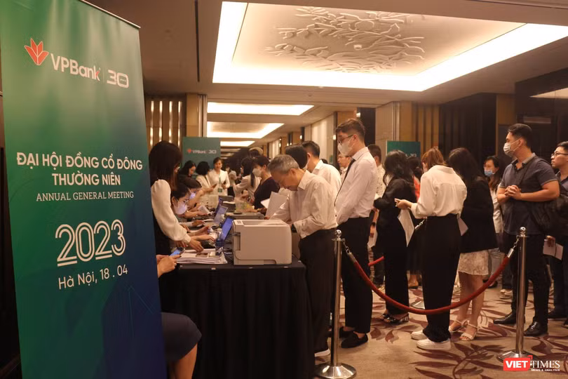 Đại hội có sự tham dự của nhiều cổ đông lớn tuổi