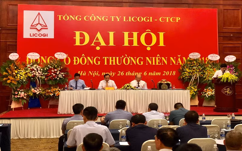 Đại hội đồng cổ đông thường niên năm 2018 CTCP Tổng công ty Licogi (Nguồn: LIC)