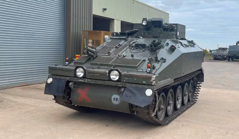FV103 Spartan được quỹ Petro Poroshenko Ukraine mua cho quân đội Ukraine. Tháng 10/2022. Vương quốc Anh. Ảnh: Petro Poroshenko.