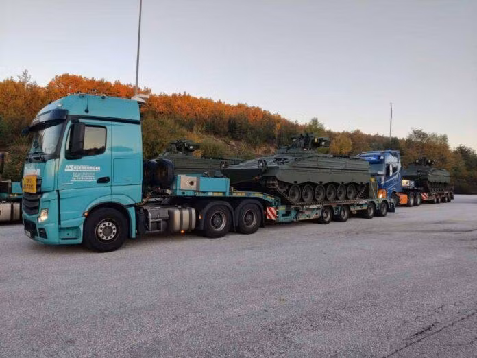 Xe thiết giáp Marder IFV của Đức ở Hy Lạp. Ảnh: Ptisidiastima