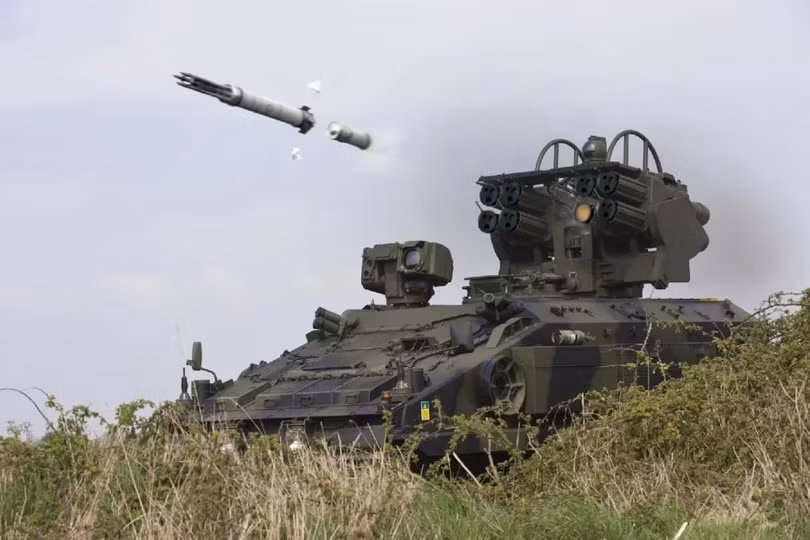 Tên lửa vận tốc cao Thales Starstreak. Ảnh Military Leak Tên lửa vận tốc cao Thales Starstreak. Ảnh Military Leak