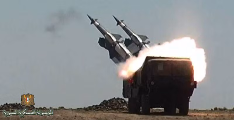 Tổ hợp tên lửa phòng không nâng cấp Pechora-2M quân đội Syria. Ảnh minh họa phòng không Syria.