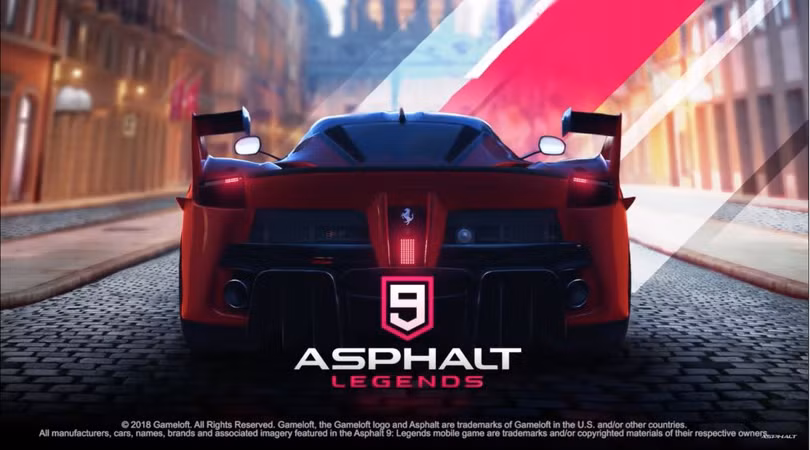 Asphalt 9: Legends là tựa game đua xe miễn phí được Gameloft phát triển và phát hành. Nguồn: DroidGamers