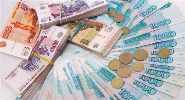 Đồng ruble của Nga - Ảnh: Sputnik/TTXVN Đồng ruble của Nga - Ảnh: Sputnik/TTXVN