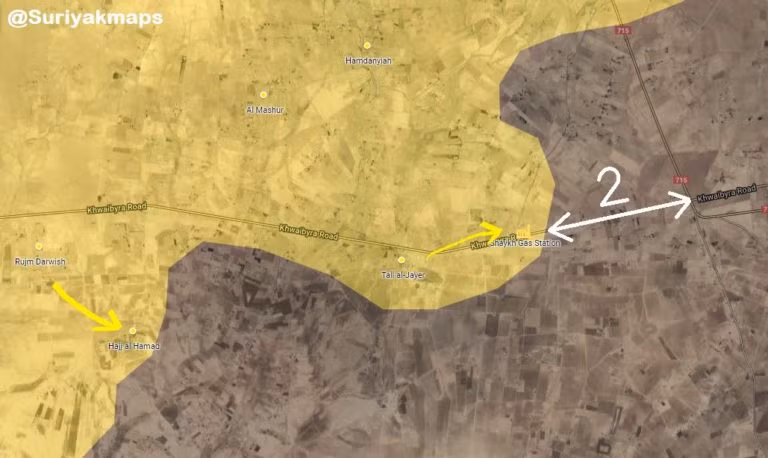 Lực lượng SDF đánh chiếm thị trấn Dashisha thuộc tỉnh Hasakah. Ảnh Masdar News Lực lượng SDF đánh chiếm thị trấn Dashisha thuộc tỉnh Hasakah. Ảnh Masdar News