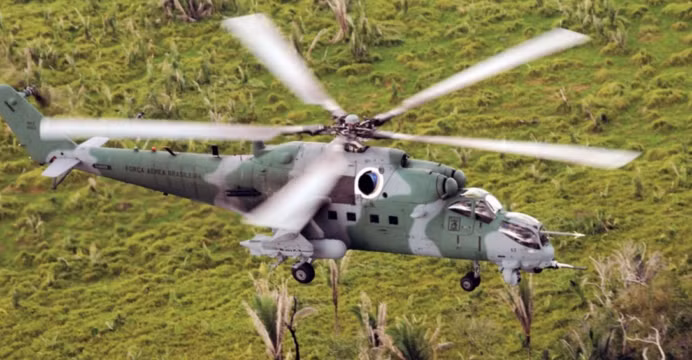  Trực thăng chiến đấu Mi-35M "Krokodil". Ảnh minh họa của trang Quwa.or