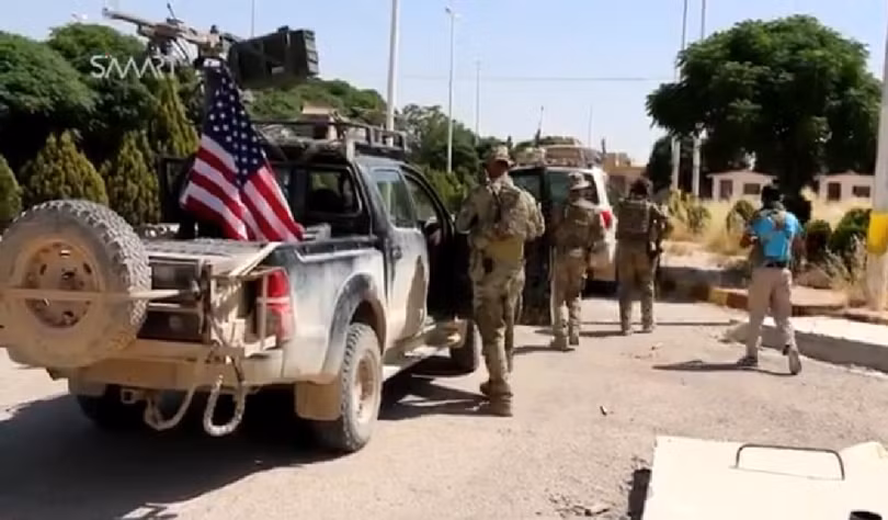 Lính Mỹ ở miền bắc Syria, gần thành phố Manbij