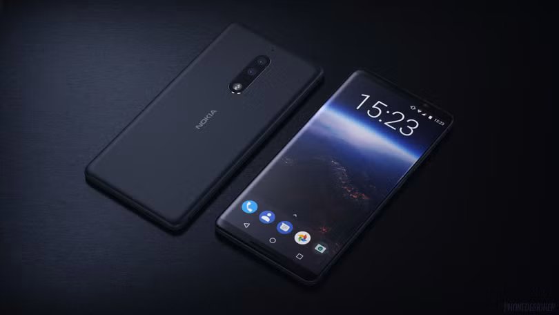 Hình ảnh dựng Nokia 9 dựa trên thiết kế rò rỉ tháng 4/2017. Nguồn: TechRadar
