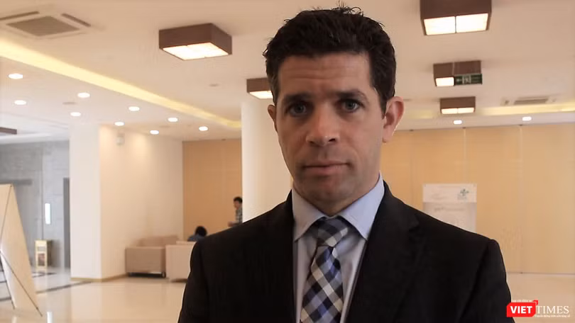 Chuyên gia tư vấn chính sách Viện Brookings, Joshua Meltzer. Nguồn: VT