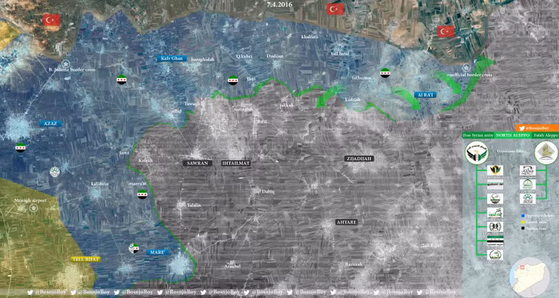 Lực lượng liên minh Al-Nusra Syria giành thắng lợi trước IS ở Bắc Aleppo