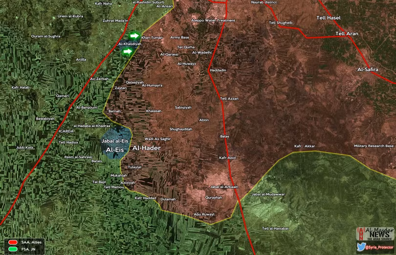Lực lượng Hồi giáo cực đoan chiếm al-Khalidyah và đánh rộng ra phía nam Aleppo 
