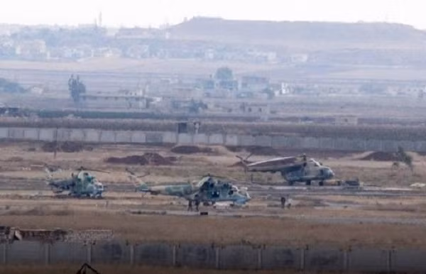 Sân bay quân sự Deir Ezzor, khu vực được cho là bị tấn công bằng xe VBIED của IS - ảnh Muraselon