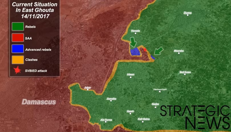 Chiến sự Syria: Quân Assad đánh tan phe thánh chiến tấn công ven Damascus ảnh 1