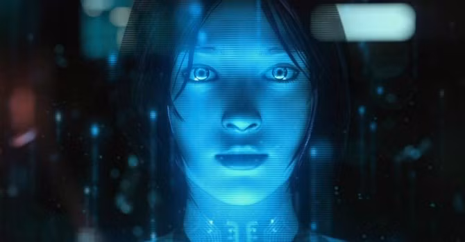 Cortana - cô trợ lý thông minh trên di động của Microsoft. 