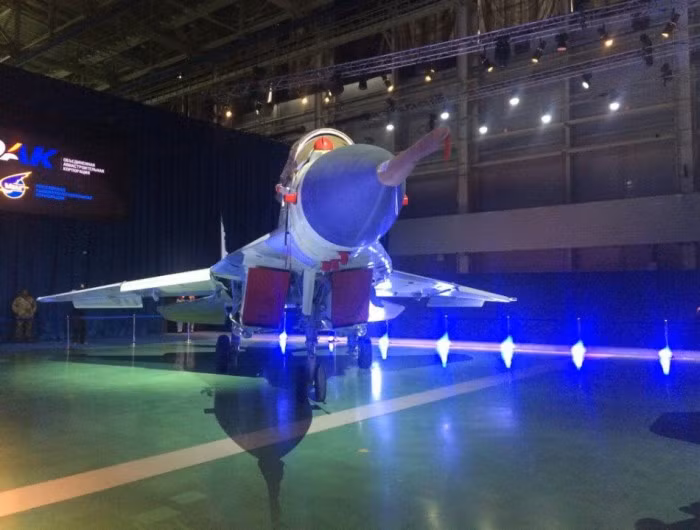 Máy bay MiG-35 trong triển lãm giới thiệu sản phẩm của tập đoàn