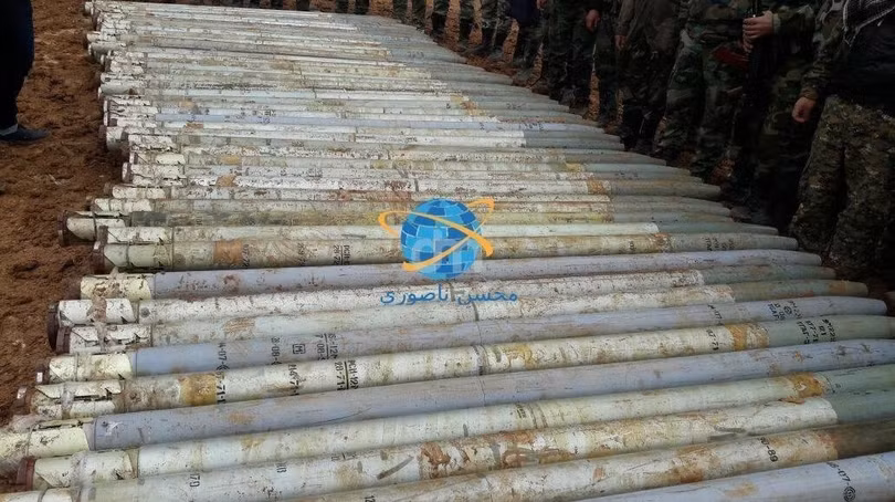 Tên lửa không điều khiển Grad thu được từ nhóm Al-Qaeda Syria