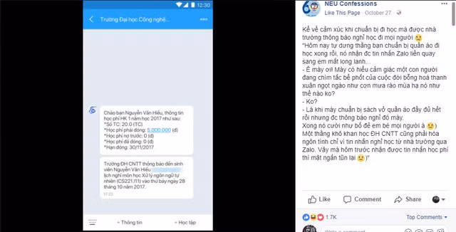 Sinh viên ĐH CNTT thích thú nhận điểm thi và lịch học trên Zalo - Ảnh 3. Sinh viên ĐH CNTT thích thú nhận điểm thi và lịch học trên Zalo - Ảnh 3.