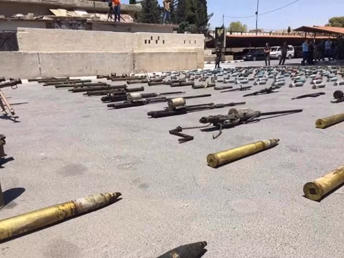 Quân đội Syria phục kích, bắt gọn lượng lớn vũ khí phiến quân tại Damascus ảnh 3