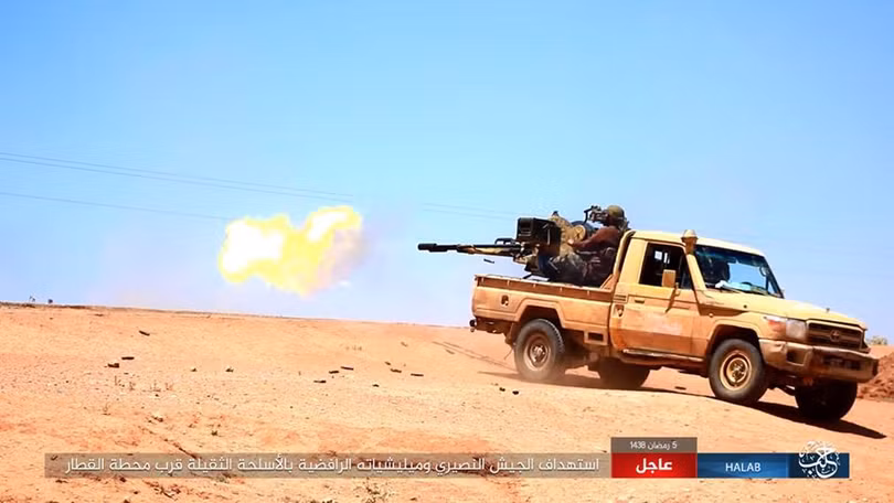 IS tử chiến trong thị trấn Maskanah, phía đông Aleppo