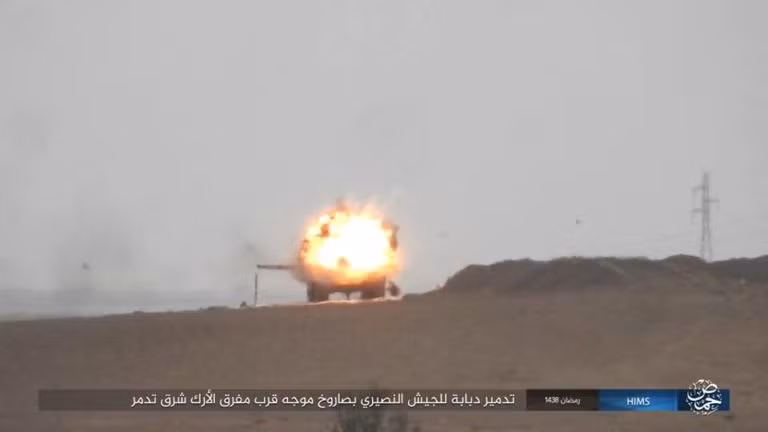 IS bắn tên lửa TOW Mỹ đánh chặn quân đội Syria ảnh 5