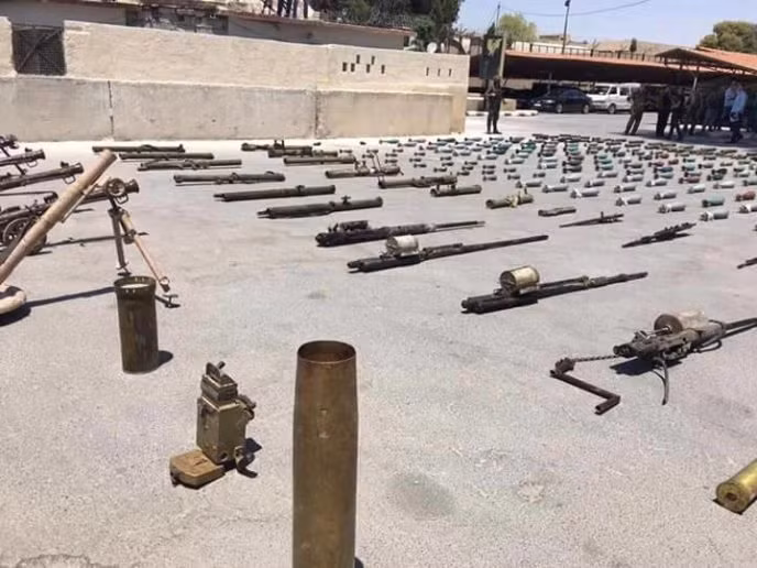 Quân đội Syria phục kích, bắt gọn lượng lớn vũ khí phiến quân tại Damascus ảnh 2