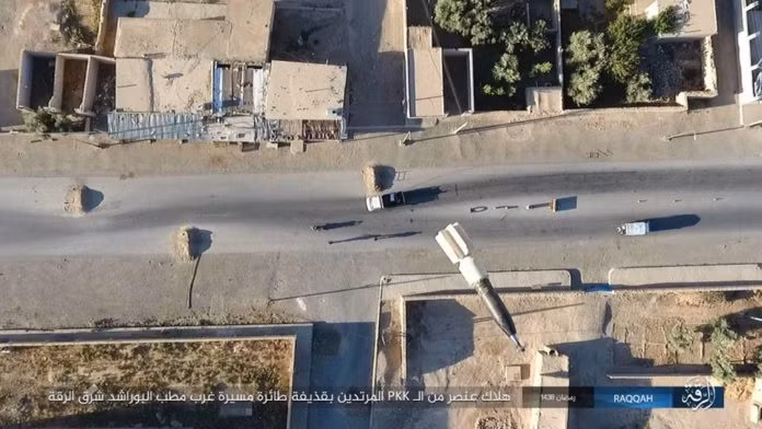 Chiến sự Syria: SDF tấn chiếm 4 quận ngoại ô “thủ đô” IS (video) ảnh 1