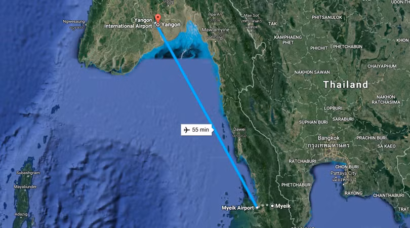 Máy bay chở 120 người rơi ở Myanmar ảnh 1