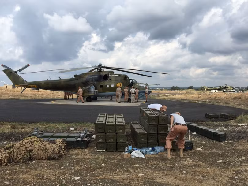 Trực thăng tấn công Mi-24 của Nga tác chiến tại Syria