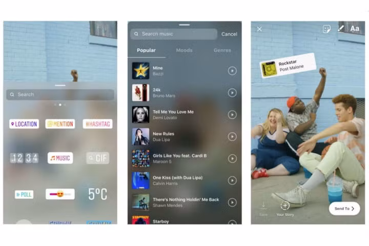 Tính năng mới cho Instagram story. Ảnh: Digital Trends Tính năng mới cho Instagram story. Ảnh: Digital Trends