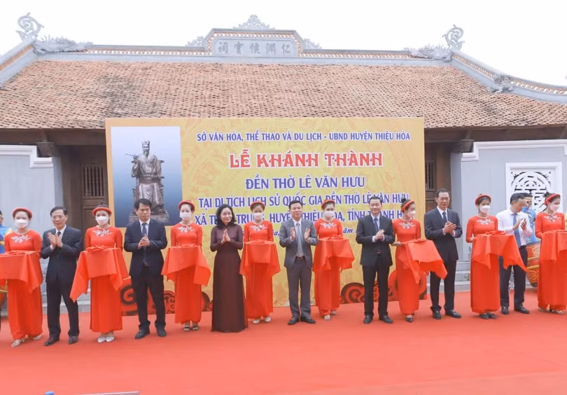 Khánh thành đền thờ Lê Văn Hưu Khánh thành đền thờ Lê Văn Hưu
