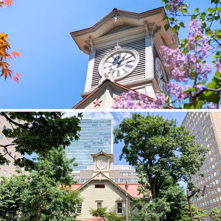 Tháp đồng hồ Sapporo. Ảnh: BrightSide Ảnh: BrightSide