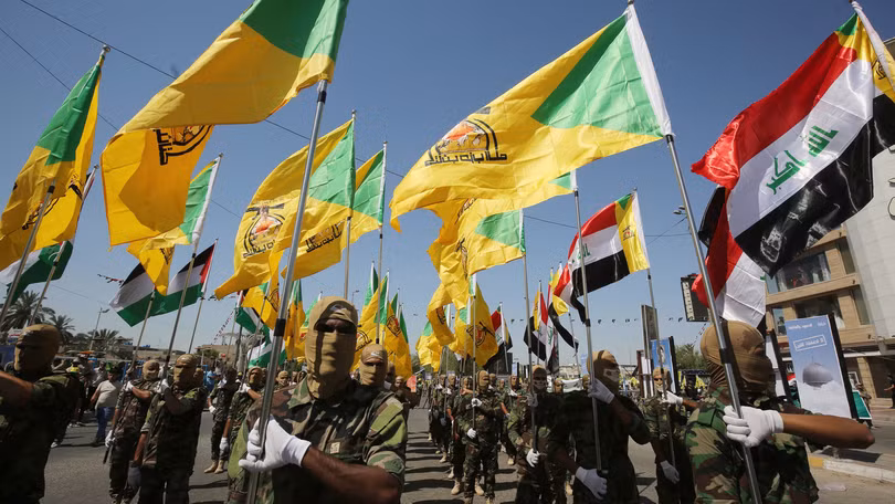 Các chiến binh người Shi'ite thuộc lực lượng Kataib Hezbollah ở Iraq (Ảnh: NYTimes) Các chiến binh người Shi'ite thuộc lực lượng Kataib Hezbollah ở Iraq (Ảnh: NYTimes)