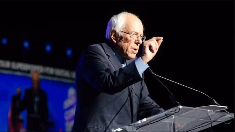 Ông Bernie Sanders đứng ở vị trí thứ hai trong tốp đầu (Ảnh: Getty)