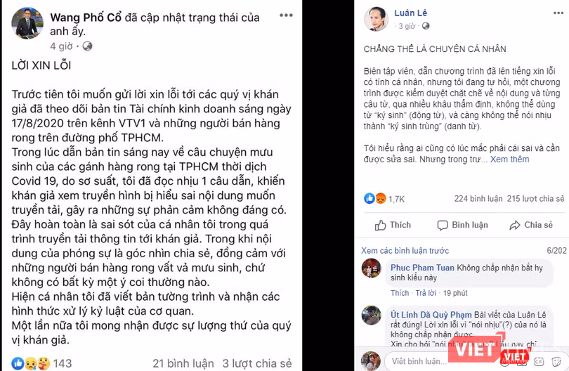 Bài đăng của tài khoản Luân Lê, nêu quan điểm về vấn đề này.