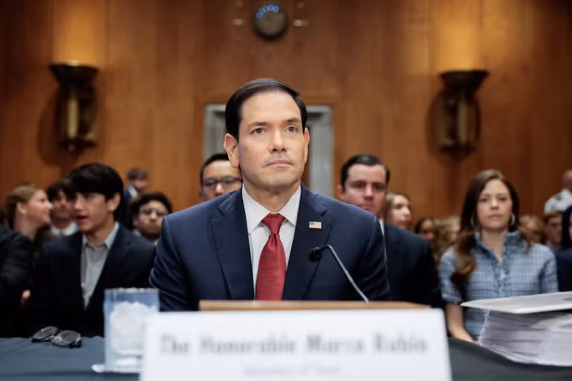 Ngoại trưởng Mỹ Marco Rubio ra điều trần trước Ủy ban Đối ngoại Thượng viện về đề xuất ngân sách năm tài chính 2027 của Tổng thống Donald Trump dành cho Bộ Ngoại giao, tại Đồi Capitol ở Washington, D.C., Mỹ hôm 2/6. Ảnh: Reuters.