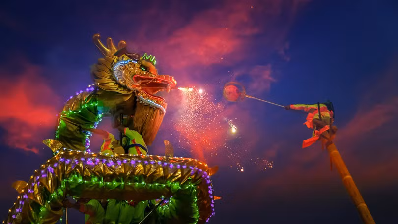 Trong ngày Tết cổ truyền ở Trung Quốc, có rất nhiều phong tục và lễ hội kỳ lạ mà ít người biết đến. Ảnh: Getty.